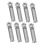 SOLUSTRE 8stücke Dehnschraubenbolzen Aus Edelstahl Für Betonwände Dehnschrauben Dehnschraubenmutter Dehnrohrbolzen Dehnschraubenhalterung