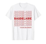Divertente poesia estetica Charles Baudelaire, poeta francese, design borsa Thank You