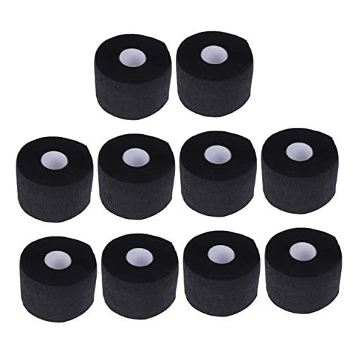 Bandes de cou de barbier anti-taches | Papier noir jetable extensible pour épilation et cosmétiques