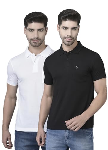Image of Dollar Mens Cotton Casual Solid Polo Tshirt (Pack of 1)