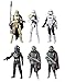 Solo A Star Wars Story Force Link 2.0 Tie Fighter Pilot, Stormtrooper Squad Leader, Han Solo, Mudtrooper, Stormtrooper (Mimban)