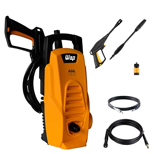 WAP Desobstruidora e Lavadora de Alta Pressão ÁGIL ULTRA 1800, 300L/h, com Mangueira de Desobstrução, 1400W 127V