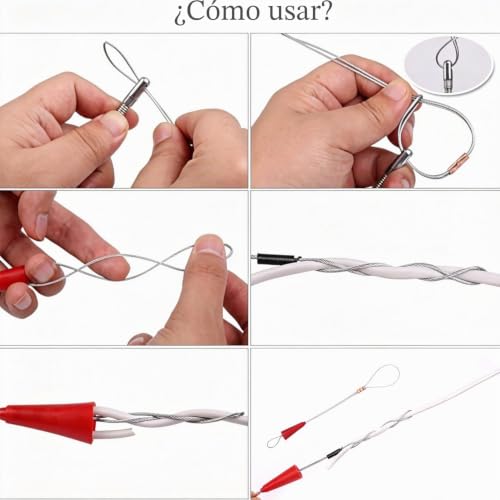 Abrazadera de alambre para pesca Fish Plus de 6 m con flexibilidad 6