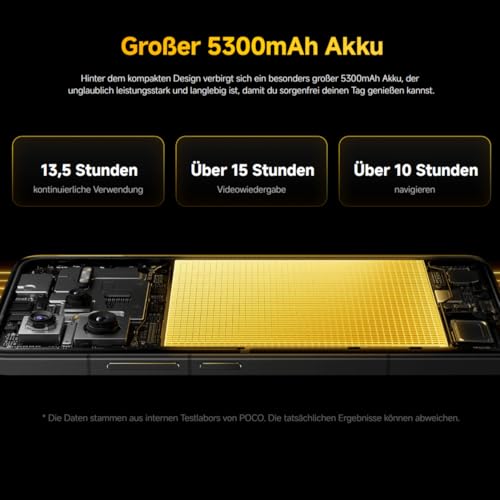 XIAOMI Poco F7 Ultra Smartphone, 16+512GB, Gelb, Handy ohne Vertrag, 50 MP, 120Hz AMOLED Display, Snapdragon...