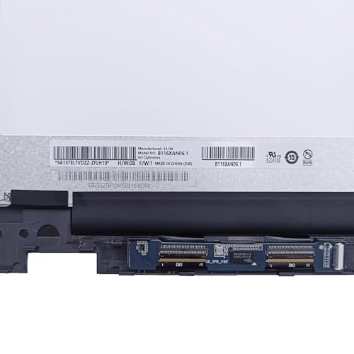 Image of 90NX03E1-R20010 Replacement for Asus Chromebook CR1100FKA Laptop Touch Screen Digitizer Assembly LCD Display Module with Bezel