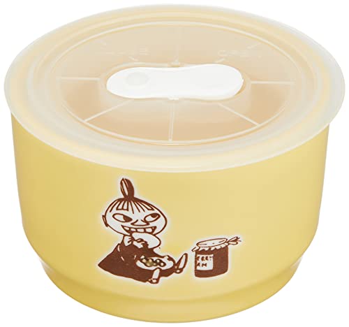 山加商店 MOOMIN (ムーミン) レンジパック 保存容器 キャニスター 径約10cm リトルミイ イエロー 電子レンジ 食洗器対応 ムーミン グッズ 北欧 母の日 プレゼント 食器 ギフト 結婚祝い 日本製 MM4702-45
