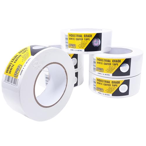 Ruban adhésif robuste ArmaKit blanc lot de 6 rouleaux 48mm x 50m pour emballage intérieur et extérieur
