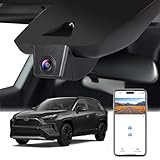 YuYue Electronic 4K Dash Cam Compatible with Toyota RAV4 2022-2024 LE Limited SE Adventure XLE Premium XSE Model B,with Vent Hole,OEM Size,UHD 2160P,Loop Recording,G Sensor,WiFi & APP,64GB Card