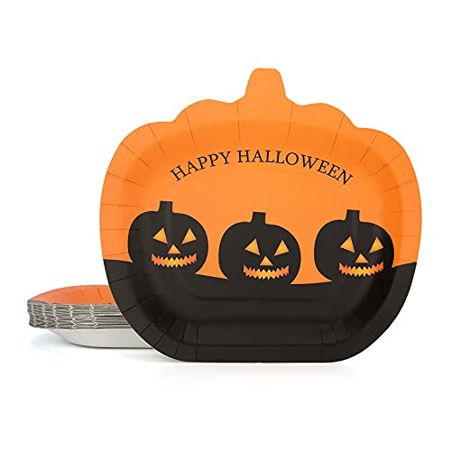 Einweg-Pappteller für Halloween, 21 x 20,2 cm Cover