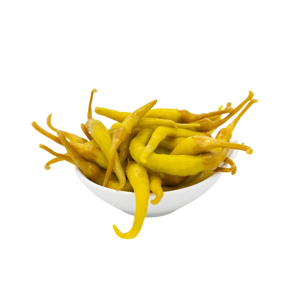 Aceitunas y encurtido Guillamón, Pimiento Dulce 1 x 710 g, Cebolla Roja 1 x 700 g, Guindilla Mini 1 x 660 g, Estilo tradicional, Encurtidos Español, Ideal aperitivo