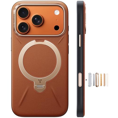 TORRAS iPhone 17 Pro レザートーンケース