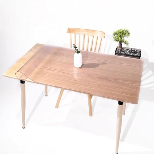 Nappe PVC transparent inodore et imperméable pour protège table - 6