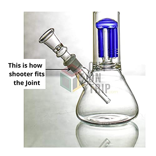 Image of OutonTrip Glass Shooter Bong Accessory - (Male Shooter) - Pack of 2 (18.8MM Slider)