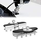 Auxbeam Light Bar Mounting Brackets 2PCS Universal Stainless Steel Pillar Hood Word Light Mount...