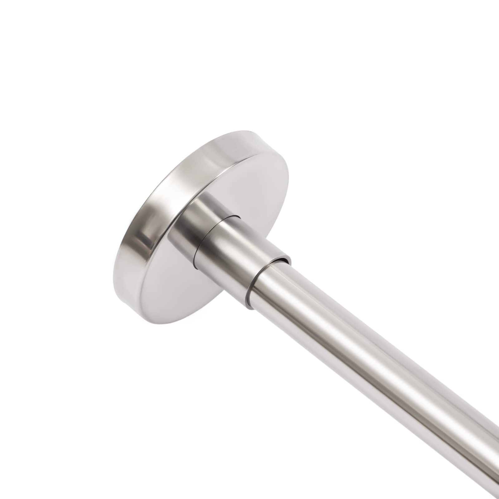 Tringle à rideau de douche extensible en acier inoxydable 304 pour salle de bain, baignoire, forme de diamant, barre de rideau de douche au-dessus d'angle, pour salle de bain, magasin de vêtements,