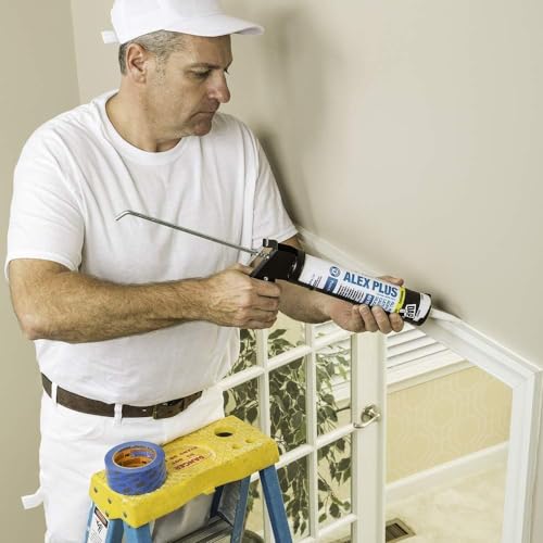 Image of DAP INC 18152 10.1oz White Alex Plus Acrylic Latex Caulk with Silicone | Pack of 2