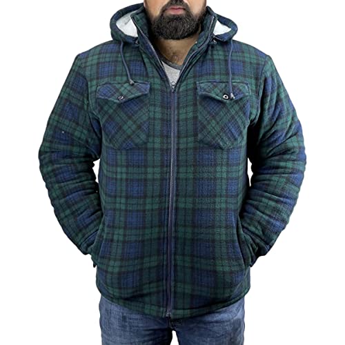 GAME Mens R5056 Richmond Sherpa Shirt - Green Cover