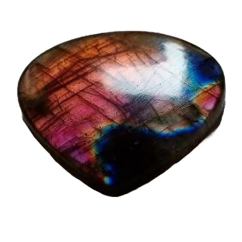 Cabochon en labradorite violette naturelle 26x29mm pour création de pendentif