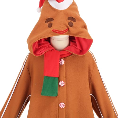 Disfraz de Niño de Hombre de Jengibre para Navidad miniatura 3
