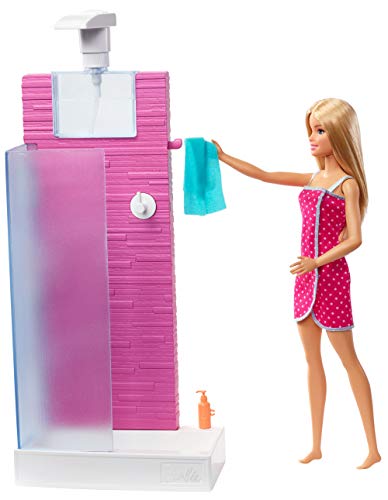 barbie shower set