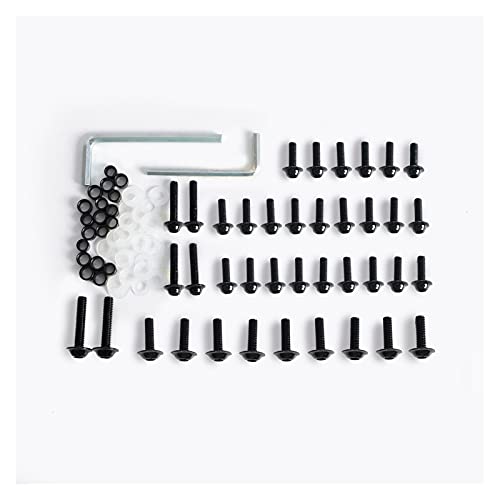 Wjyfexble 89pcs Bulloni per moto Bulloni per moto