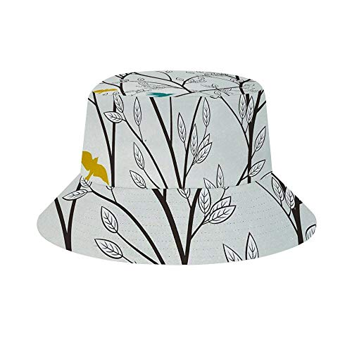 Preisvergleich Produktbild Mesllings Zweig-Pflanzenhut mit Blumen- und Blättermotiv, Unisex, für Reisen