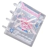 Sticker Ordner - 4-Ring Transparenter Ordner | Fotokarten Album Mit 20...