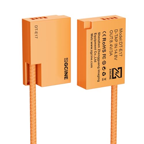 Cable D-Tap a LP-E17 de 60 cm con conector seguro para cámaras EOS M3 5
