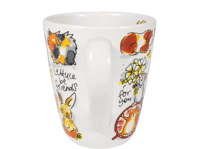 Blond Amsterdam Tasse 0,35L mit Nagetier-Motiven – Kaffeebecher mit Meerschweinchen, Hamstern & Kaninchen – Geschenkidee für Tierfreunde