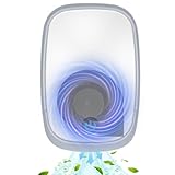 Ionizer Air Purifier, Protable and Quiet Plug-in Ionizer with Clear Negative Ion Wind Output, for Home and Office Use.