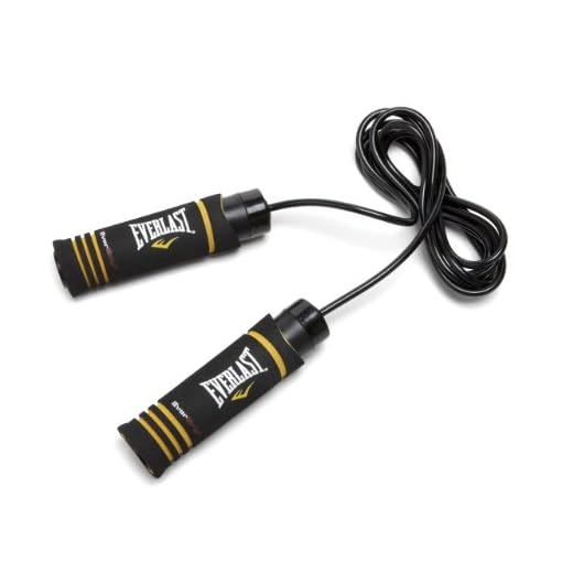 Everlast Corda de pular pesada Evergrip (preto)