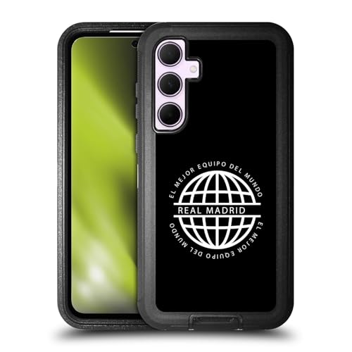 Étui antichoc Samsung Galaxy A35 5G coque Real Madrid CF logo blanc