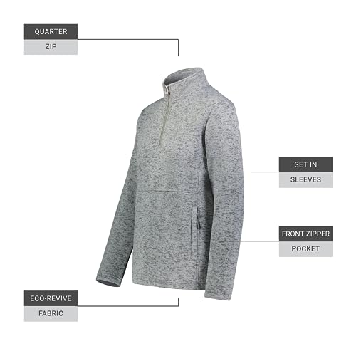 Holloway Women's Alpine Sweater Fleece 1/4 Zip Pullover4