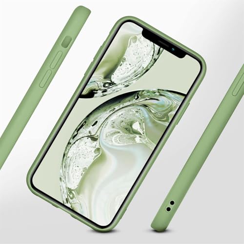 Coque silicone vert mat OneFlow avec double couche et bords surélevés - 2