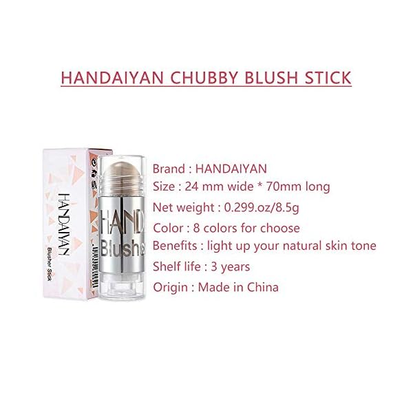 YOUNG VISION Cream Contour Sticks Collection,4 Colors for Face Blush, Bronzer and Highlighter Makeup, Blendable, Lightweight