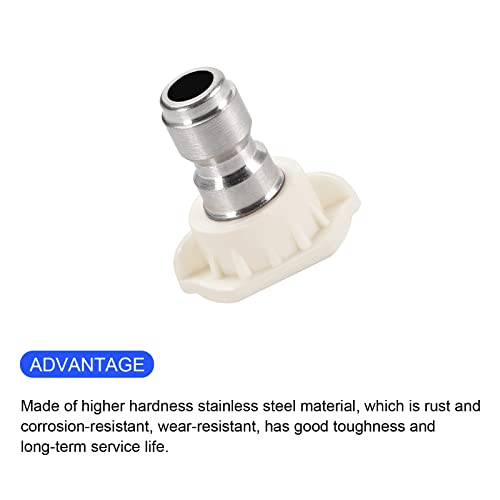 METALLIXITY Pressure Washer Nozzle Tips (1/4", 1.2mm/3/64) 2Pcs, Stainless Steel 40 Degree Quick Connect - Image 4