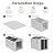 K Knowbody 6x8 FT Resin Storage Shed with Floor & Lockable Door