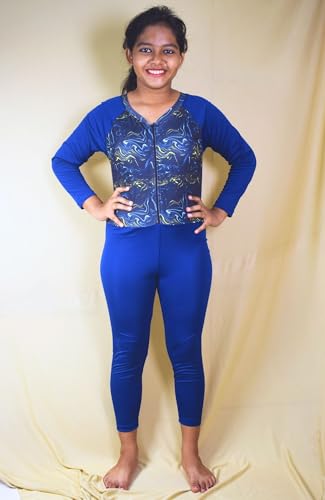 Image of Aqua Holic Unisex Swimming And Skating Full Suit For Girls - Comfortable, Quick-Dry,UV Protection, Stretchable Fabric
