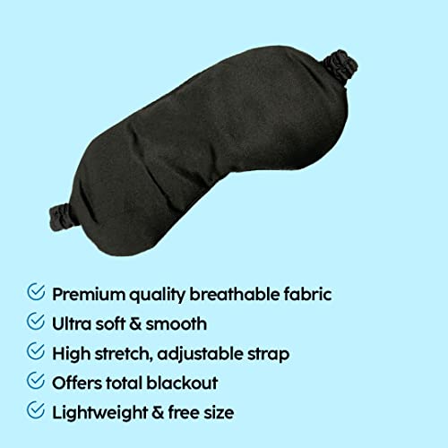 PLIX - THE PLANT FIX Melatonin Sleeping Pills with Premium Eye Mask | Deep Sleep Oral Dissolving 30 Mini Mints Effervescent supporting restful sleep | Jatamansi Extract (5mg) | Non Habit Forming