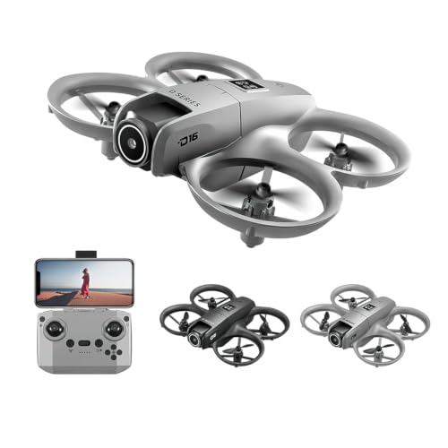 Image of Drone with 4k Camera Foldable 1080P HD Drone with FPV Live Video, Smart Gestures Selfie, Altitude Hold, One Key Take Off /Landing, 3D Flips for Kids and Adults. B1