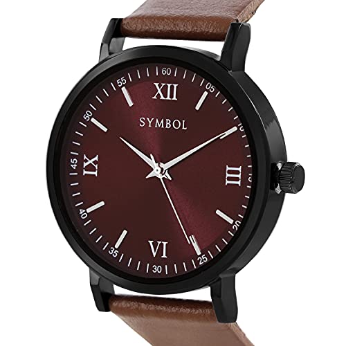 Image of Amazon Brand - Symbol Analog Men's Watch (Dial Colored Strap)