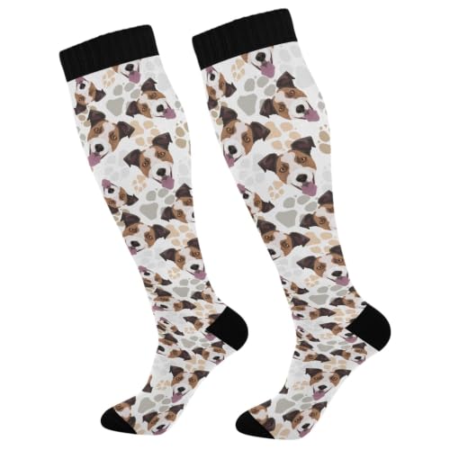 Image of Compression Socks for Women & Men Knee High Socks | Circulation, Medical, Running, Athletic, Nurse, Travel, 1 Pair