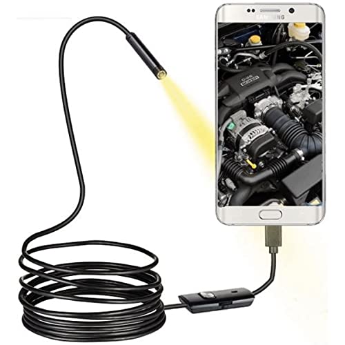 Câmera Sonda Inspeção Endoscópica Celular Prova D'água V8 Usb