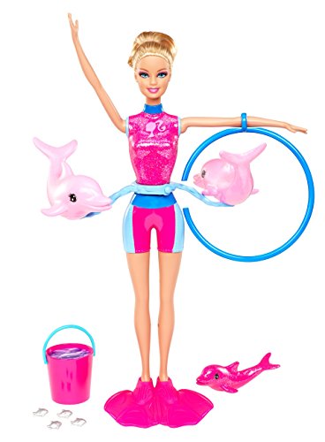 Mattel Barbie I Can Be Splash and Spin Dolphin Trainer Doll