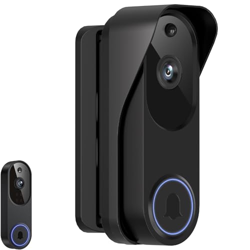 Doorbell Mount for Orbitell Adjustable Swivel Angle (40 to 140) Anti-Theft Bracket Weatherproof Video Doorbell Holder Mounting Bracket Holder Accessories for Apartment Rentals Business - Black