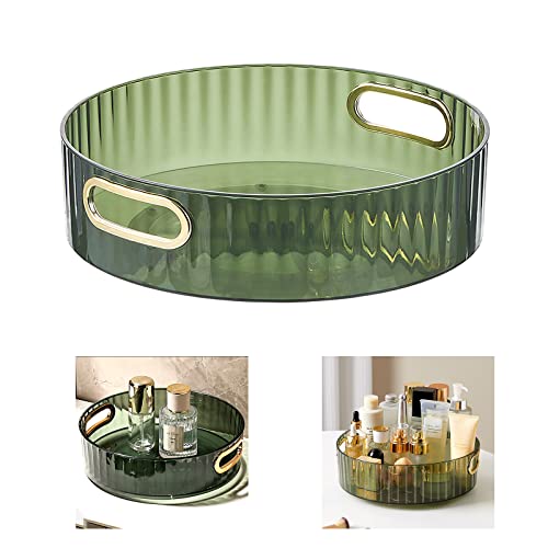 360 °Rotating Bathroom Vanity Tray, 9Inch Lazy Susan Organizer Perfume Organizer Skincare Organizers For Dresser, Acrylic Bathroom Counter Organizer For Candle,Lotion Bottle,Cosmetics #TOP29