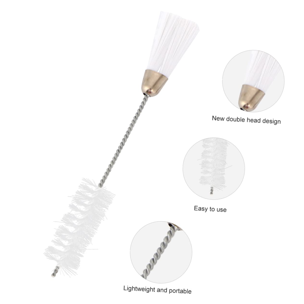 FONDOTIN 6Pcs Sewing Machine Cleaning Brush Double Ended Brushes for Dust Removal Slots Keyboards and Corners for Maintaining Your Sewing Machine and Home Cleanliness