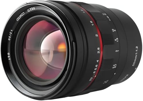 Image of Meike 50mm F1.2 EF Large Aperture Manual Focus Full Frame Lens Great for Portrait Photography for Canon EF Mount Cameras