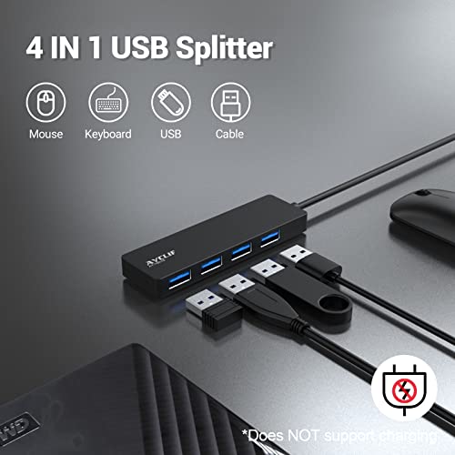 Hub USB per MacBook Pro/Air, AYCLIF 4-Port USB 3.0...