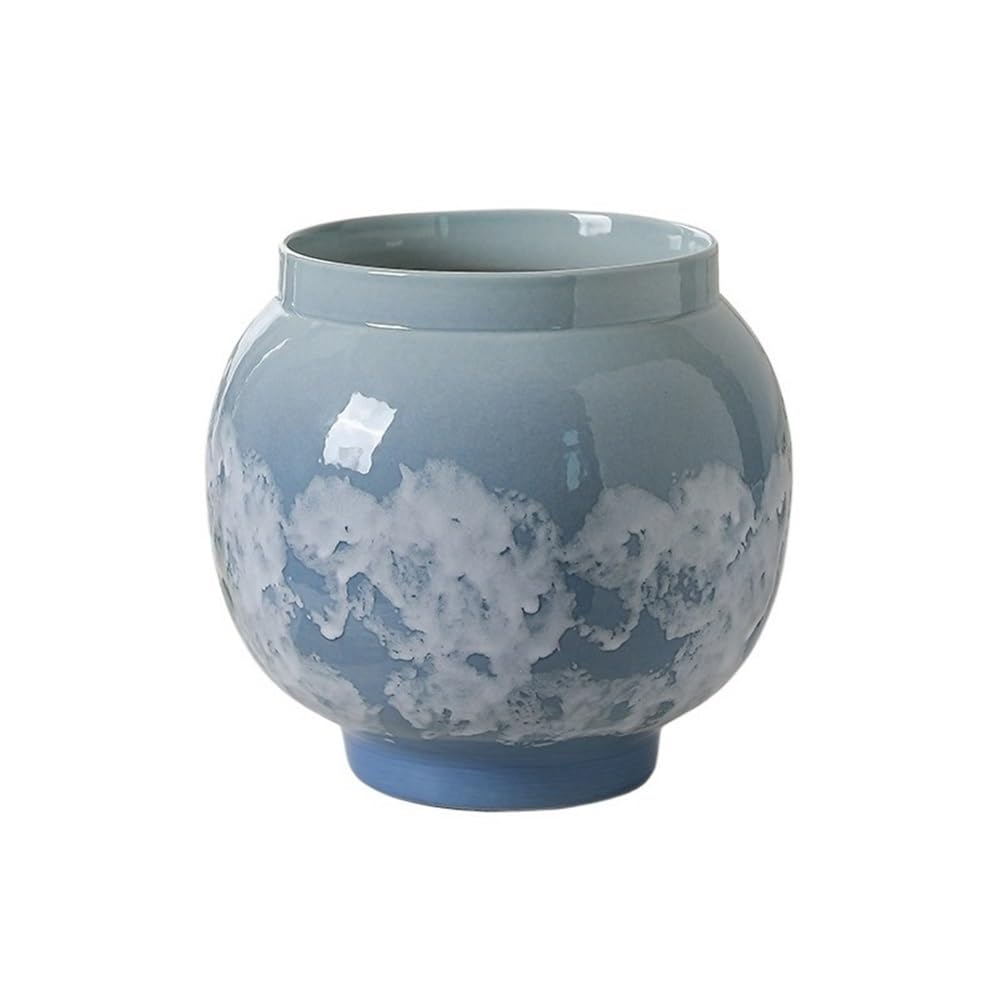 HLHLOP777 Flower Pot Modern Indoor and Outdoor Flower Pots Porch Decorations Plant 26cm Ceramic Personalized Ornaments House Plants, Succulents, Flowers